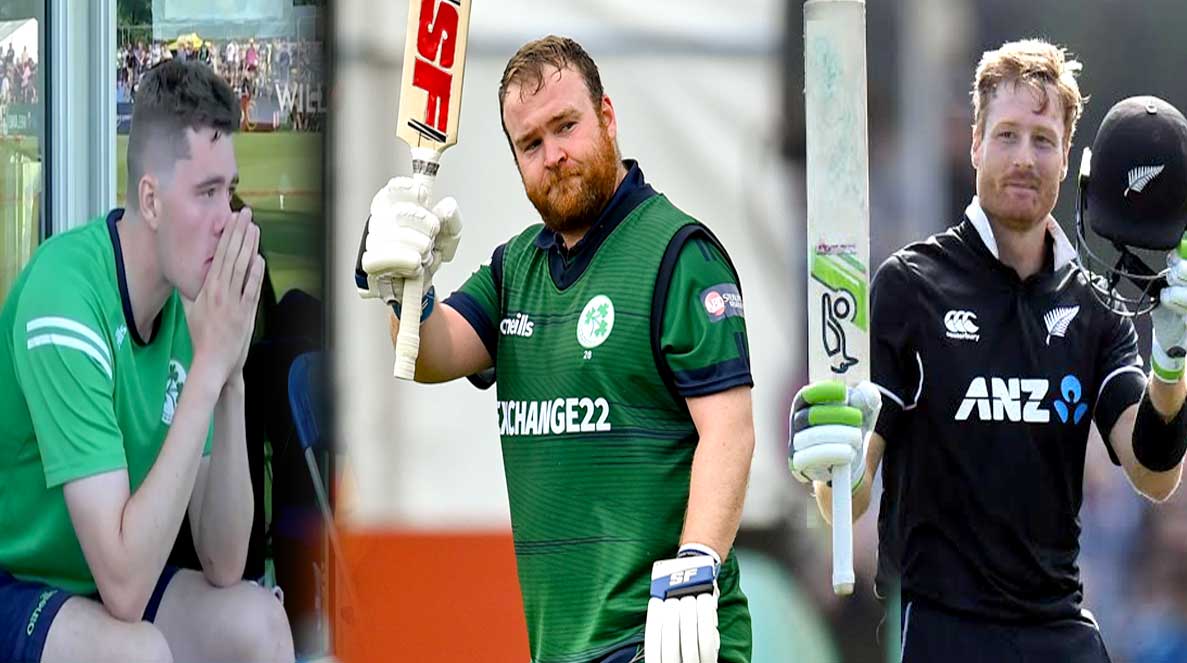 নিউজিল্যান্ডের রান পাহাড় ভাঙতে গিয়ে তীরে এসে তরী ডুবলো আয়ারল্যান্ডের।