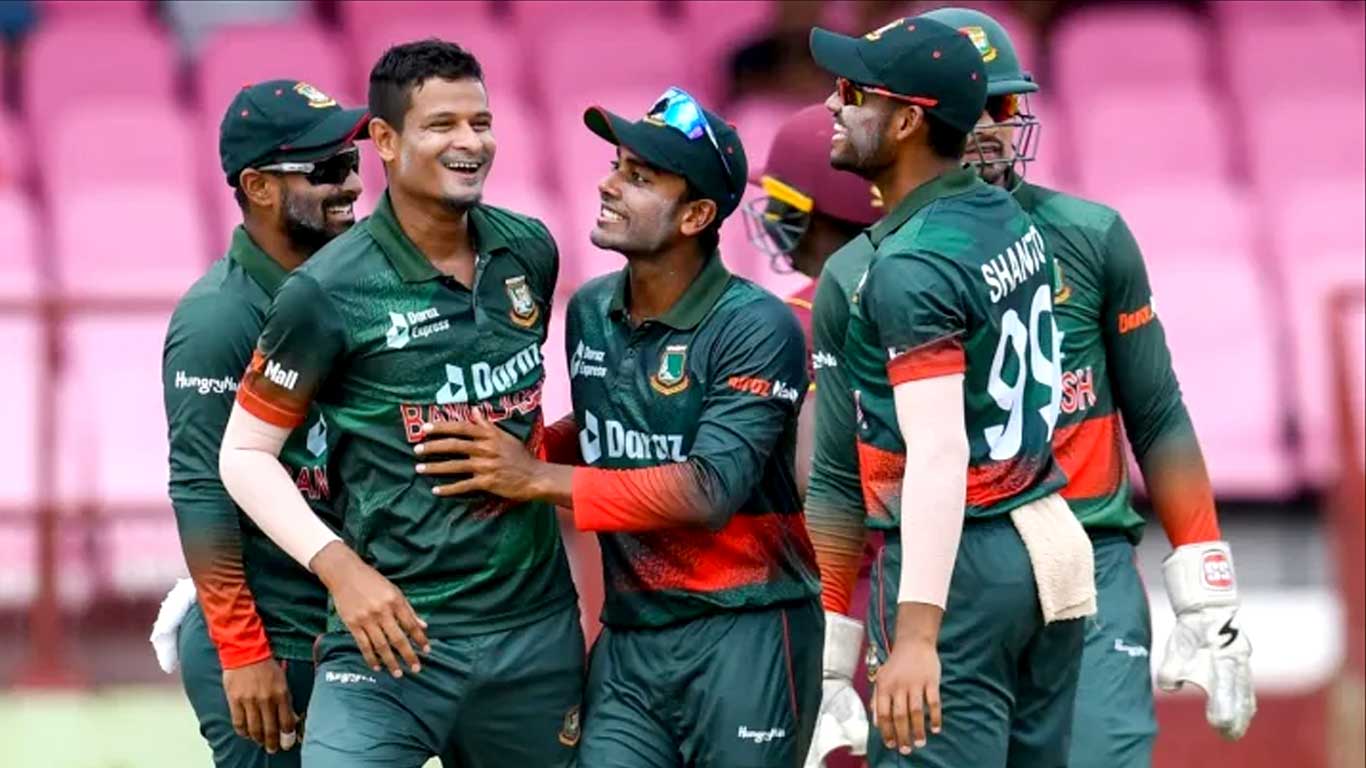 বাংলাদেশ-উইন্ডিজ ম্যাচে সিরিজ জয়ের মিশনে বাংলাদেশ।