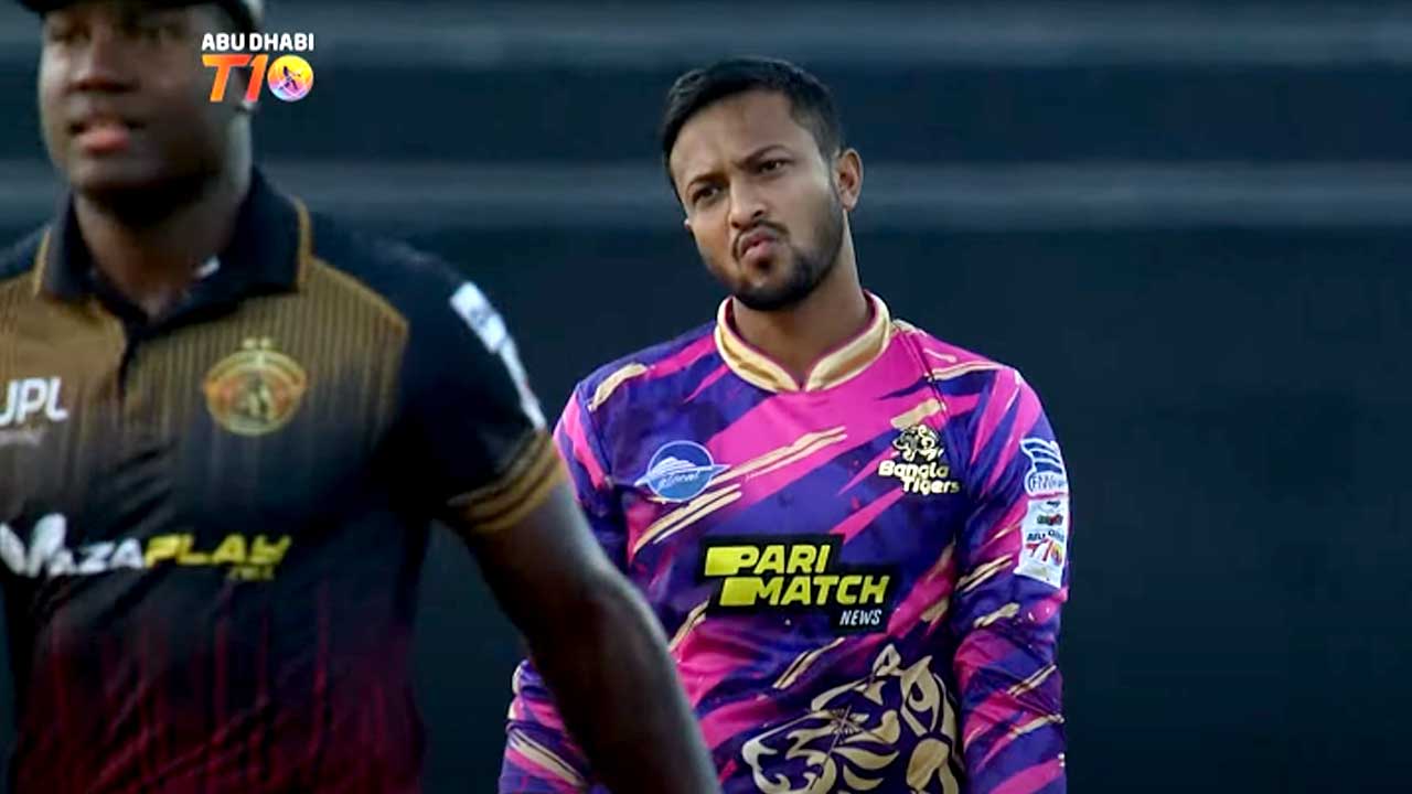 সাকিবের বাংলা টাইগার্স টি ১০ লিগে এখন কোন অবস্থায় আছে?