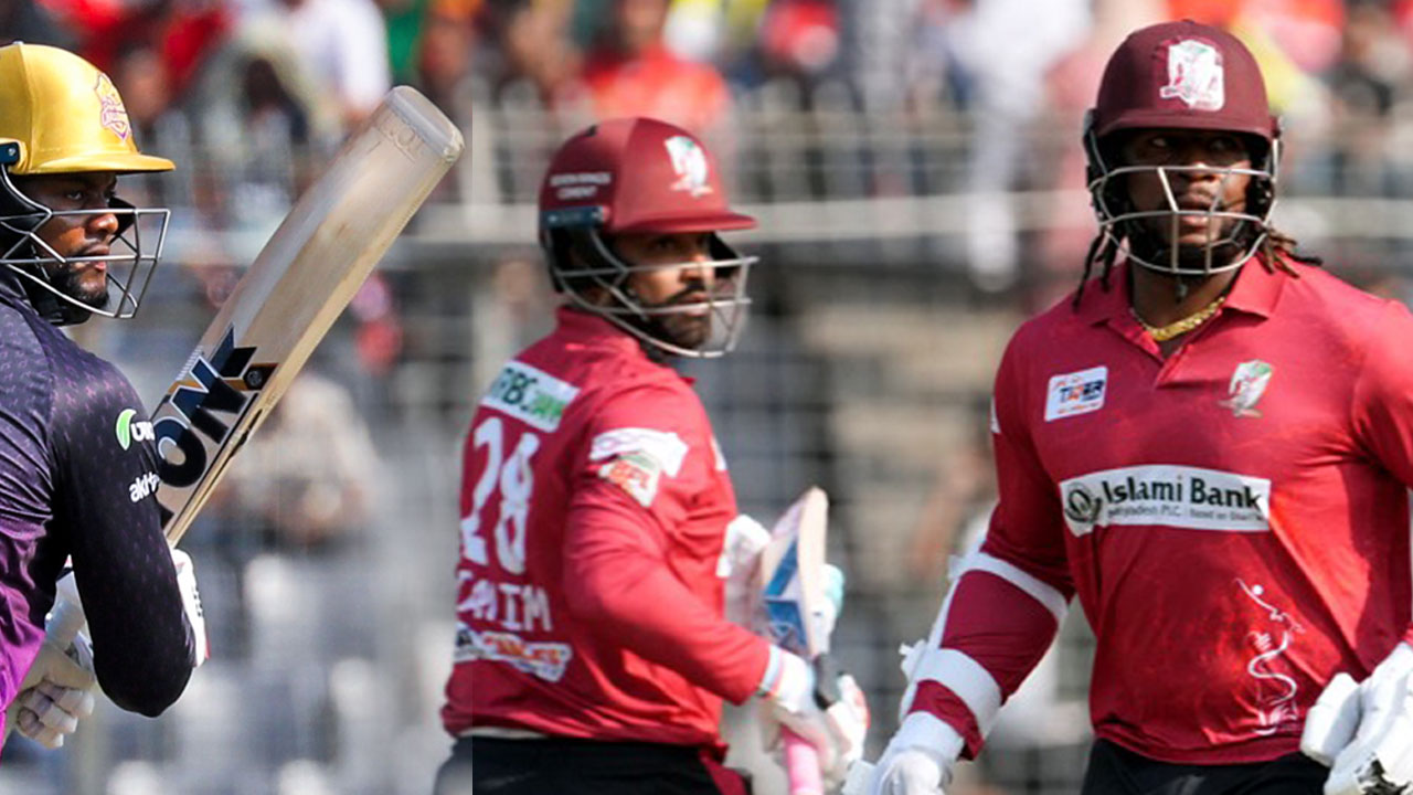 তামিম-মায়ার্সের ঝড়ো ব্যাটিংয়ে দুর্দান্ত জয় বরিশালের।