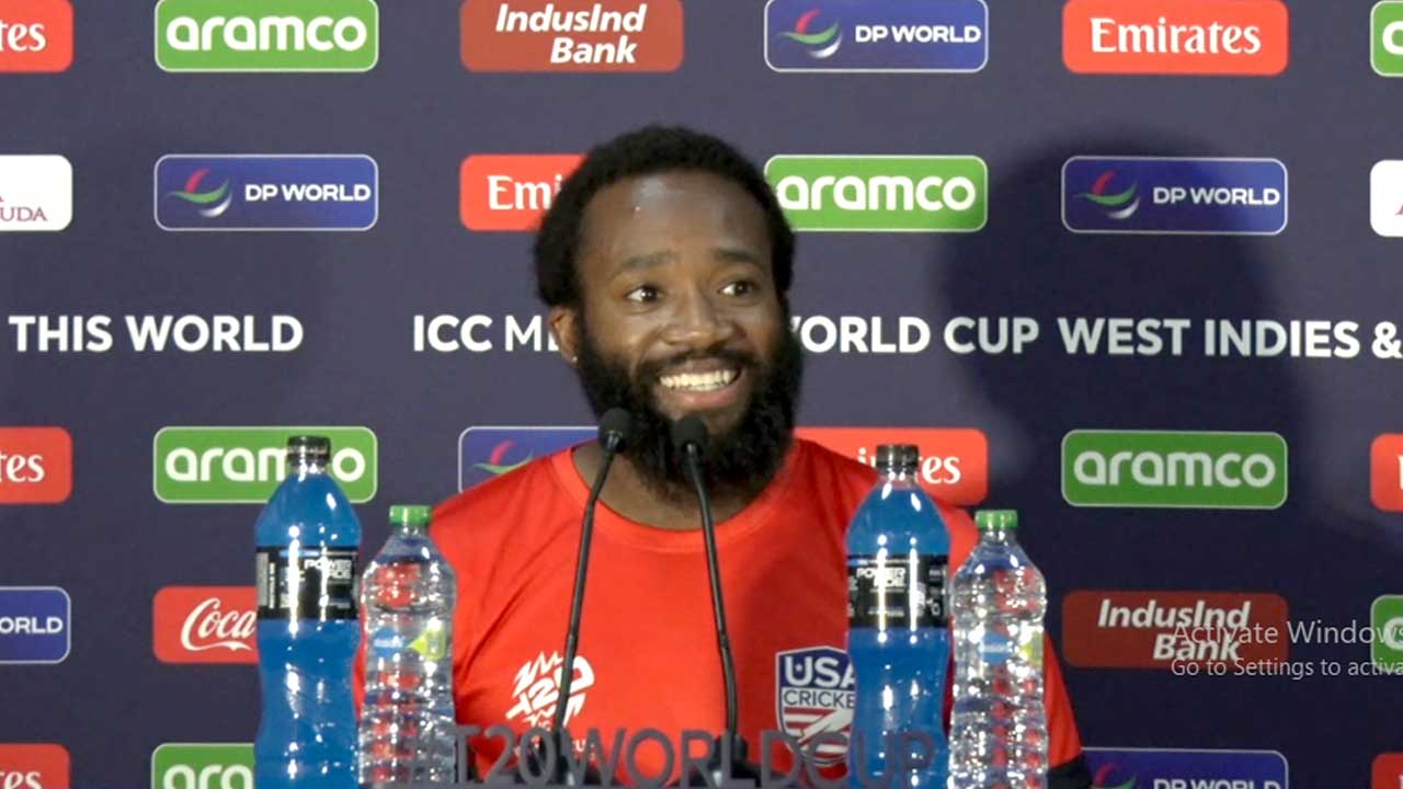 ভয়-ডরহীন ক্রিকেট খেলতেই সাউথ আফ্রিকার বিপক্ষে মাঠে নামছে ইউএসএ-এরোন জোন্স।